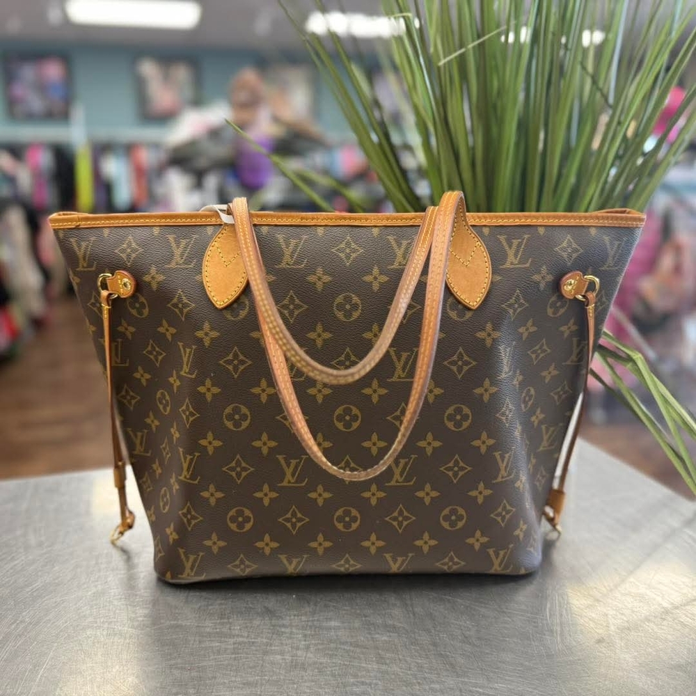 Louis Vuitton Brown Monogram Tote Bag with Vachetta Leather